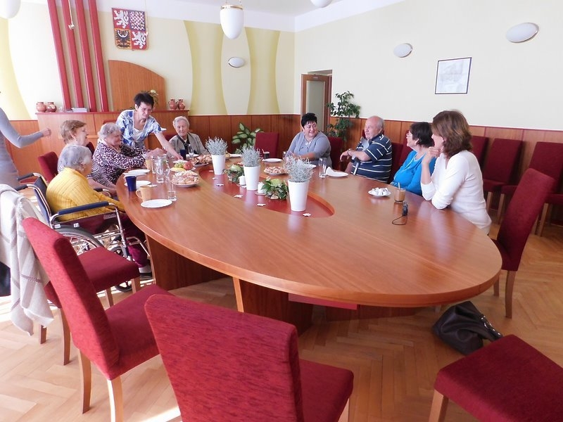 Návštěva seniorů z domova důchodců z Kyjova
