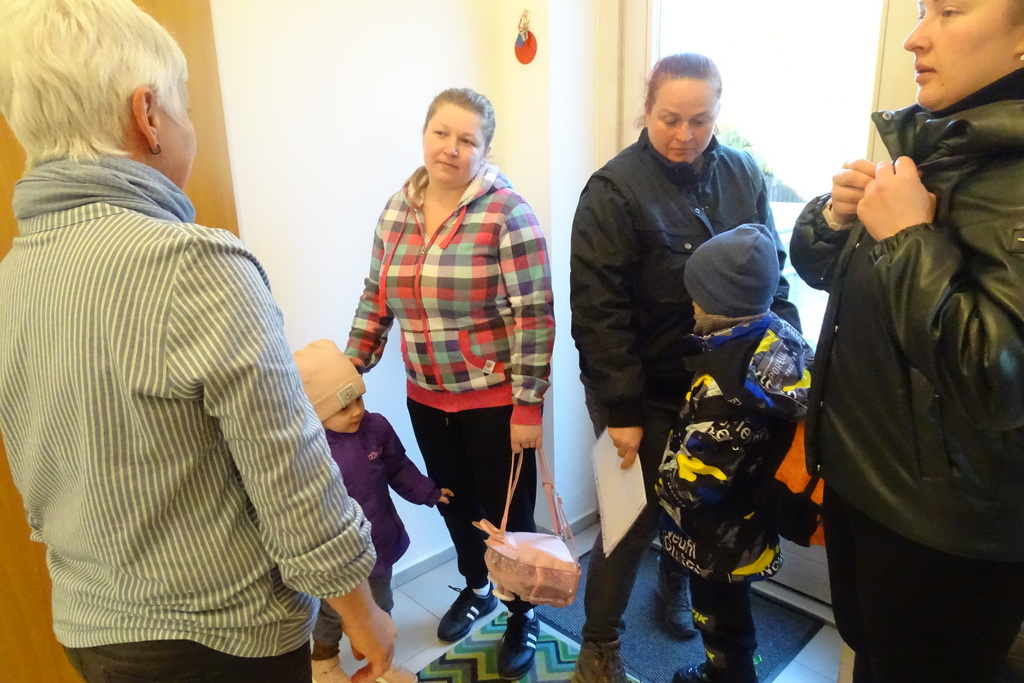 Nástup ukrajinských dětí do MŠ Násedlovice